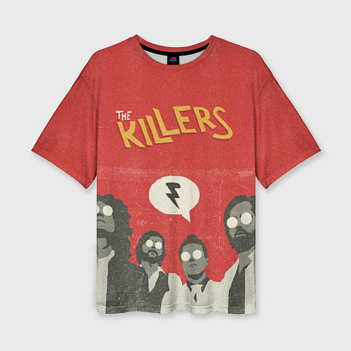 Женская футболка оверсайз The Killers / 3D-принт – фото 1