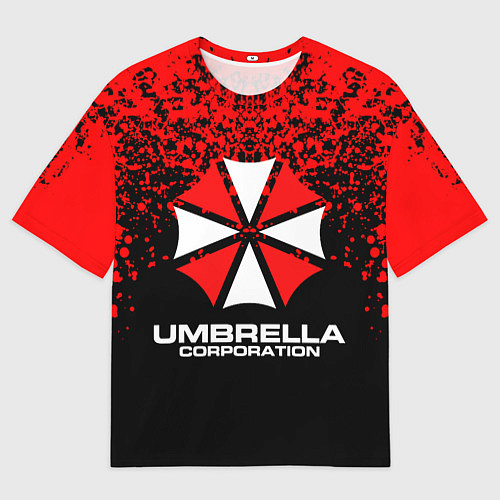 Женская футболка оверсайз Umbrella Corporation / 3D-принт – фото 1