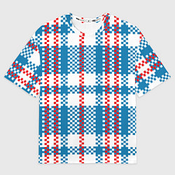 Футболка оверсайз женская Челнок, цвет: 3D-принт