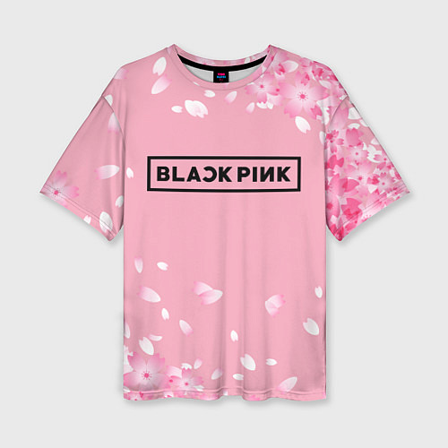 Женская футболка оверсайз BLACKPINK / 3D-принт – фото 1