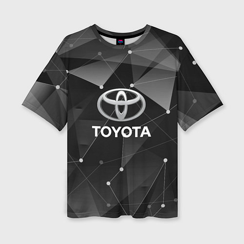 Женская футболка оверсайз TOYOTA / 3D-принт – фото 1