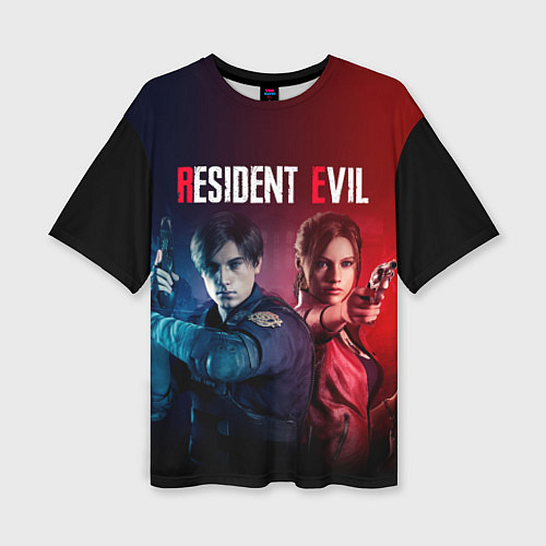 Женская футболка оверсайз Resident Evil 2 / 3D-принт – фото 1
