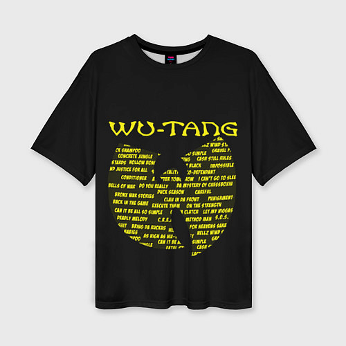 Женская футболка оверсайз WU-TANG CLAN / 3D-принт – фото 1