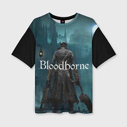 Женская футболка оверсайз Bloodborne