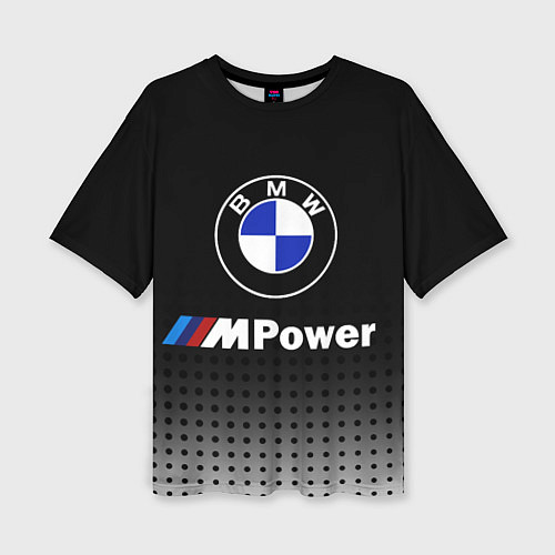 Женская футболка оверсайз BMW / 3D-принт – фото 1