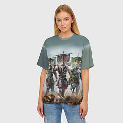 Футболка оверсайз женская For Honor, цвет: 3D-принт — фото 2