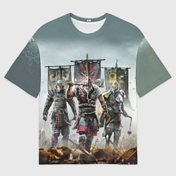 Женская футболка оверсайз For Honor