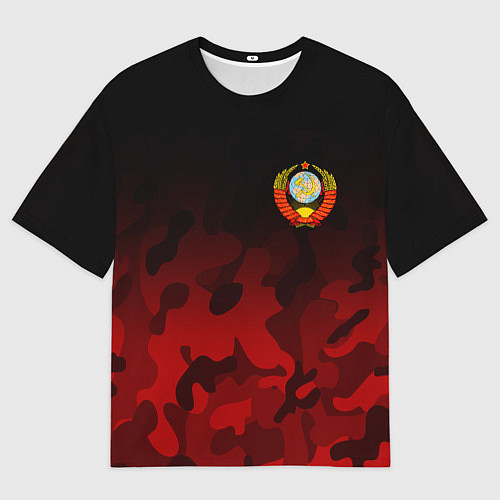 Женская футболка оверсайз СССР / 3D-принт – фото 1