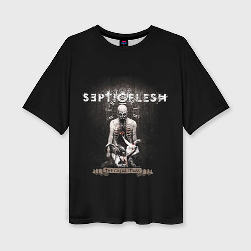 Женская футболка оверсайз Septicflesh / 3D-принт – фото 1