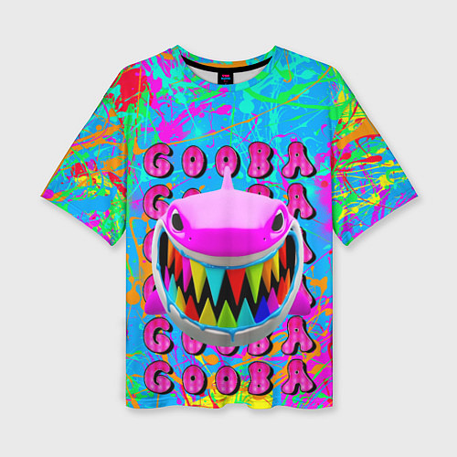 Женская футболка оверсайз 6IX9INE GOOBA / 3D-принт – фото 1