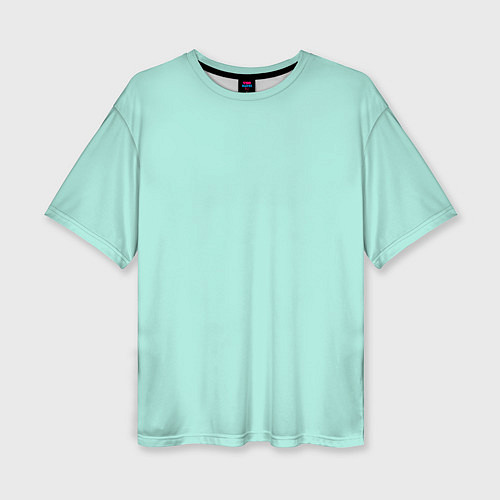 Женская футболка оверсайз Мятная Маска / 3D-принт – фото 1
