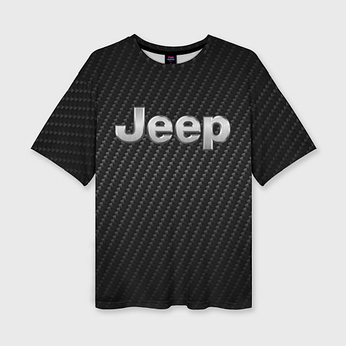 Женская футболка оверсайз Jeep Z / 3D-принт – фото 1