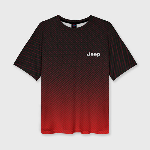 Женская футболка оверсайз Jeep спина Z / 3D-принт – фото 1