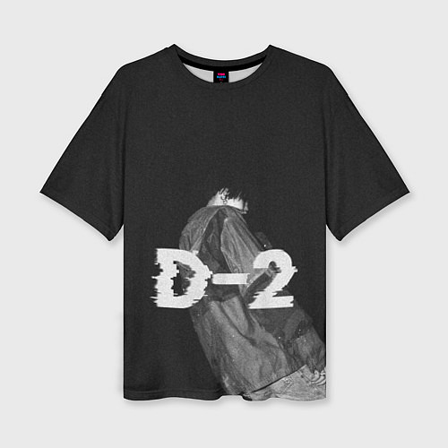 Женская футболка оверсайз Agust D D-2 by BTS / 3D-принт – фото 1