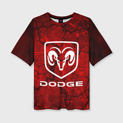 Футболка оверсайз женская DODGE, цвет: 3D-принт