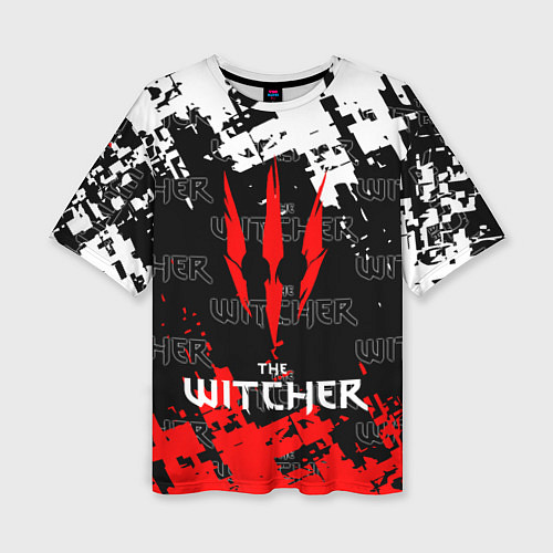 Женская футболка оверсайз The Witcher / 3D-принт – фото 1