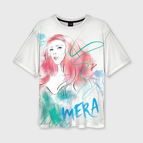 Женская футболка оверсайз MERA / 3D-принт – фото 1