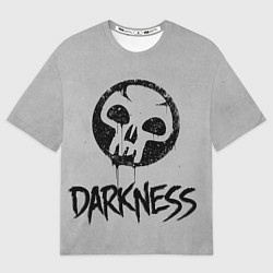 Женская футболка оверсайз Emblems Darkness