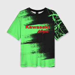 Женская футболка оверсайз Kawasaki
