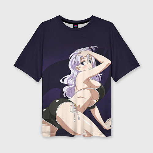 Женская футболка оверсайз FAIRY TAIL ХВОСТ ФЕИ / 3D-принт – фото 1