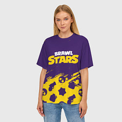Футболка оверсайз женская BRAWL STARS БРАВЛ СТАРС, цвет: 3D-принт — фото 2