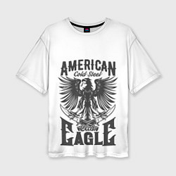 Женская футболка оверсайз Американский орел Z