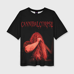 Женская футболка оверсайз Cannibal Corpse 6