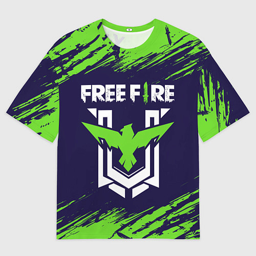 Женская футболка оверсайз FREE FIRE ФРИ ФАЕР / 3D-принт – фото 1