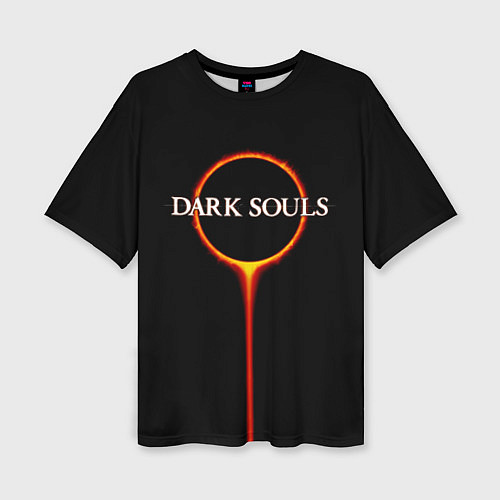Женская футболка оверсайз Dark Souls / 3D-принт – фото 1