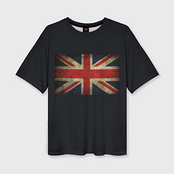 Женская футболка оверсайз Britain флаг