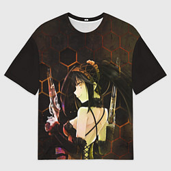 Женская футболка оверсайз Куруми Токисаки