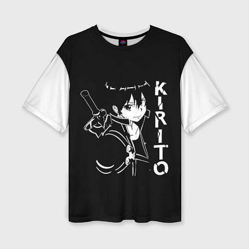 Женская футболка оверсайз Kirito / 3D-принт – фото 1