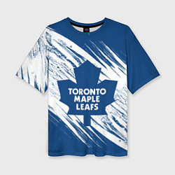 Женская футболка оверсайз Toronto Maple Leafs,