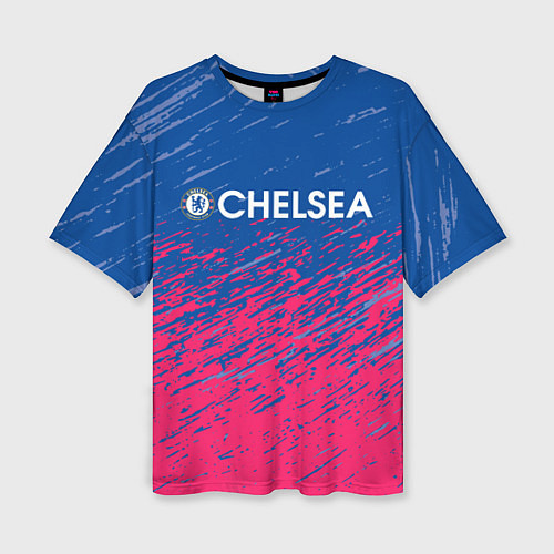 Женская футболка оверсайз Chelsea Челси / 3D-принт – фото 1