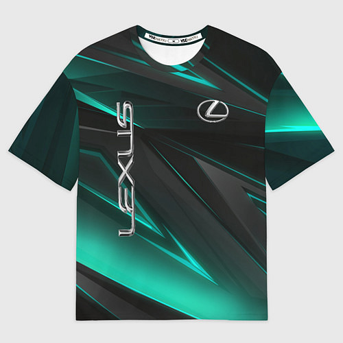 Женская футболка оверсайз Lexus / 3D-принт – фото 1