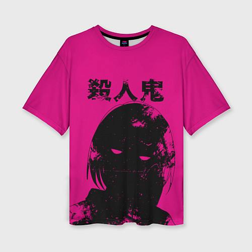 Женская футболка оверсайз Akudama Cutthroat / 3D-принт – фото 1