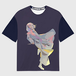Футболка оверсайз женская Маньяк акудама, цвет: 3D-принт