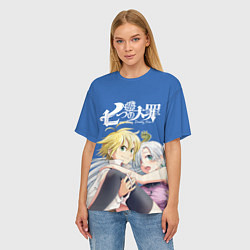Футболка оверсайз женская 7 смертных грехов, цвет: 3D-принт — фото 2