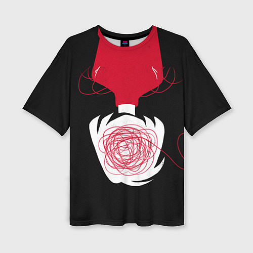 Женская футболка оверсайз Любовь / 3D-принт – фото 1