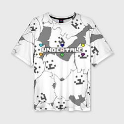 Футболка оверсайз женская Undertale, цвет: 3D-принт