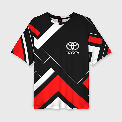 Женская футболка оверсайз Toyota / 3D-принт – фото 1