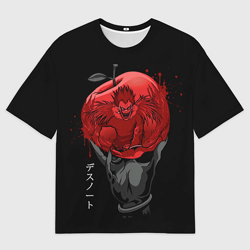 Женская футболка оверсайз Тетрадь смерти / 3D-принт – фото 1