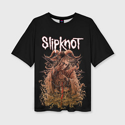 Женская футболка оверсайз SLIPKNOT