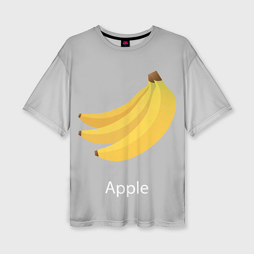 Женская футболка оверсайз Banana / 3D-принт – фото 1