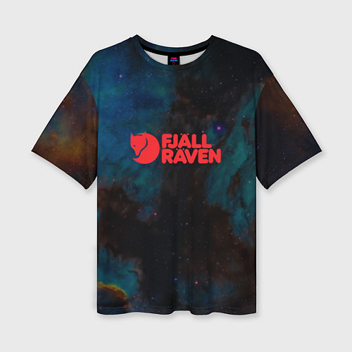 Женская футболка оверсайз Fjall Raven Дизайнерская / 3D-принт – фото 1