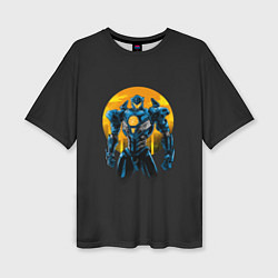 Женская футболка оверсайз Titan Avenger