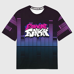 Женская футболка оверсайз Friday Night Funkin