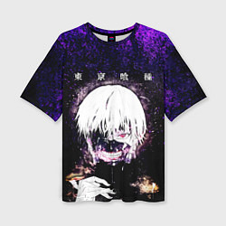 Женская футболка оверсайз Kaneki Ken Tokyo Ghoul