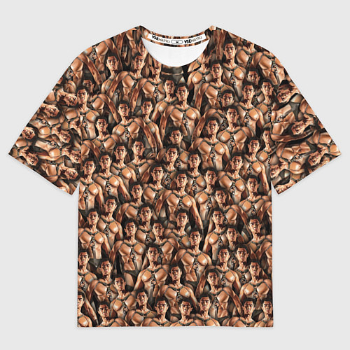 Женская футболка оверсайз Gachimuchi Van Darkholme / 3D-принт – фото 1