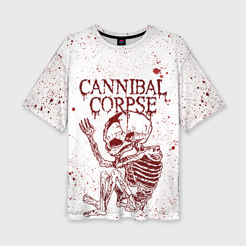 Женская футболка оверсайз Cannibal Corpse / 3D-принт – фото 1